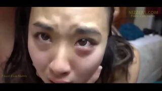 Helpless Asian cutie Hardcore Fuck on Live Video
