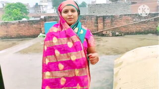 Indian Bhabhi Getting Fucked In Rain With Hindi Audio Video